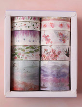 Load image into Gallery viewer, 10 rolls Pattern Washi Tape