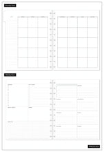 將圖片載入圖庫檢視器 Bright Type Big 12 Month Planner