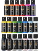 Cargar imagen en el visor de la galería, ARTEZA - Pintura acrílica artesanal, juego de 20 colores