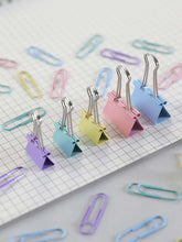 Cargar imagen en el visor de la galería, 84pcs Random Paper Clip & Binder Clip Set