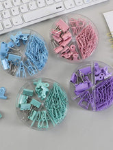 Cargar imagen en el visor de la galería, 84pcs Random Paper Clip & Binder Clip Set