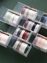 Cargar imagen en el visor de la galería, 5 rolls Simple Striped Pattern Tape