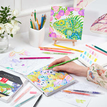 Cargar imagen en el visor de la galería, Arteza - Libro para colorear, ilustraciones de animales, contornos negros, 72 hojas