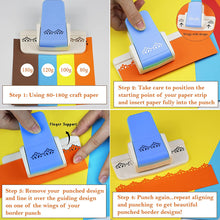 將圖片載入圖庫檢視器 ECOHU - perforador de bordes diseño de flores