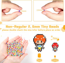 Carregar imagem no visualizador da galeria, 24000 cuentas de fusible pequeñas, 24 colores, Pixel art