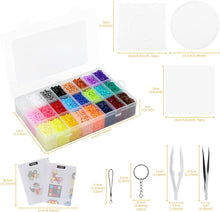 Carregar imagem no visualizador da galeria, 24000 cuentas de fusible pequeñas, 24 colores, Pixel art