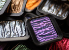 Charger l'image dans la galerie, FINETEC - Watercolor Metal Tin Sets, 6-Color Pearlescent Cool Set