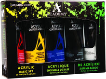 Load image into Gallery viewer, Academy Acrylics Color Sets, 5-Color Basic Set - 75ml Tubes