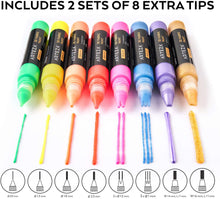 將圖片載入圖庫檢視器 Arteza 3D pintura para tela, juego de 30