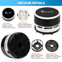 Cargar imagen en el visor de la galería, Juego de sacapuntas electrico, borrador y aspiradora