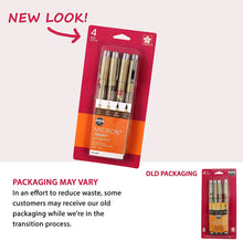 將圖片載入圖庫檢視器 Sephia Pigma Brush, Graphic & Micron 4-Pen Set