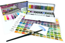 將圖片載入圖庫檢視器 Daniel Smith - Extra Fine Watercolor Half Pan Sets, Colors of Inspiration 12-Color