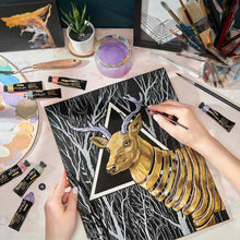 將圖片載入圖庫檢視器 Arteza - Pintura de artista de gouache metálico, tubos de 12 ml - Juego de 36