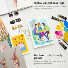 將圖片載入圖庫檢視器 Arteza - Gouache Premium Artist Paint, 12ml Tubes - Set of 60