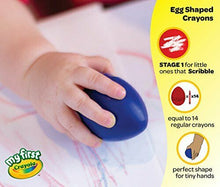Lade das Bild in den Galerie-Viewer, Crayola My First Toddler Crayons, Washable Palm Grip Crayons, 3 Count