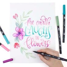 將圖片載入圖庫檢視器 Tombow Dual Brush Pens - Floral Pallette - Set de 20