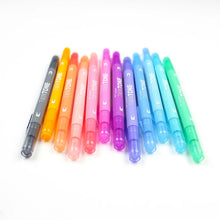 Cargar imagen en el visor de la galería, Tombow - Juego de 12 rotuladores Twintone - Pastel