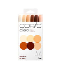 將圖片載入圖庫檢視器 COPIC Ciao Markers, Sets, 6-Color Set - Skin Tones