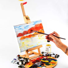 將圖片載入圖庫檢視器 Transon Pinceles de pintura Filbert Red Sable Filbert, 6 piezas