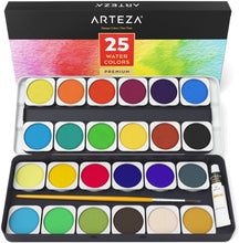 將圖片載入圖庫檢視器 Arteza - Juego de 25 acuarelas kit premium