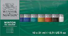 Cargar imagen en el visor de la galería, Winton Oil Color Basic Set, Ten 21ml Tubes
