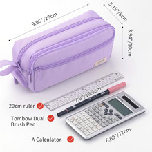 將圖片載入圖庫檢視器 HVOMO Estuche grande para lápices de alta capacidad - Morado
