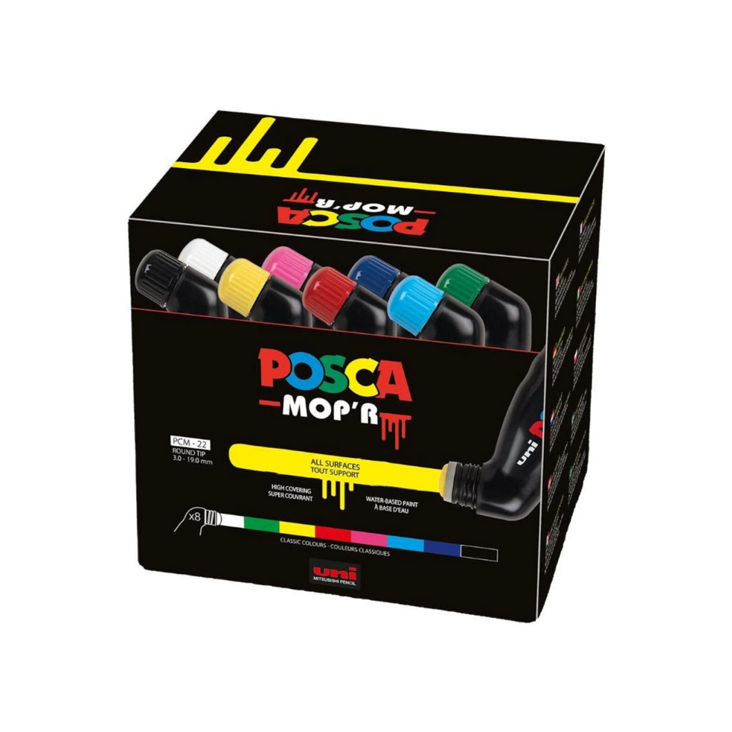 POSCA MOP'R Set 8-Color Set
