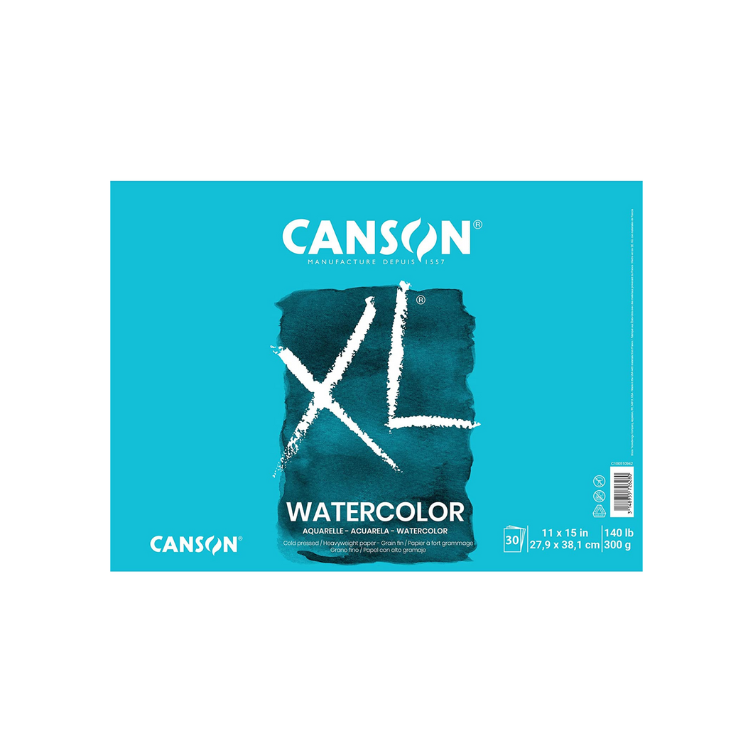 Canson - XL Watercolor Pads, 12