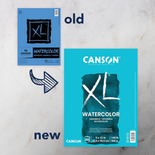 將圖片載入圖庫檢視器 Canson - XL Watercolor Pads, 9&quot; x 12&quot;
