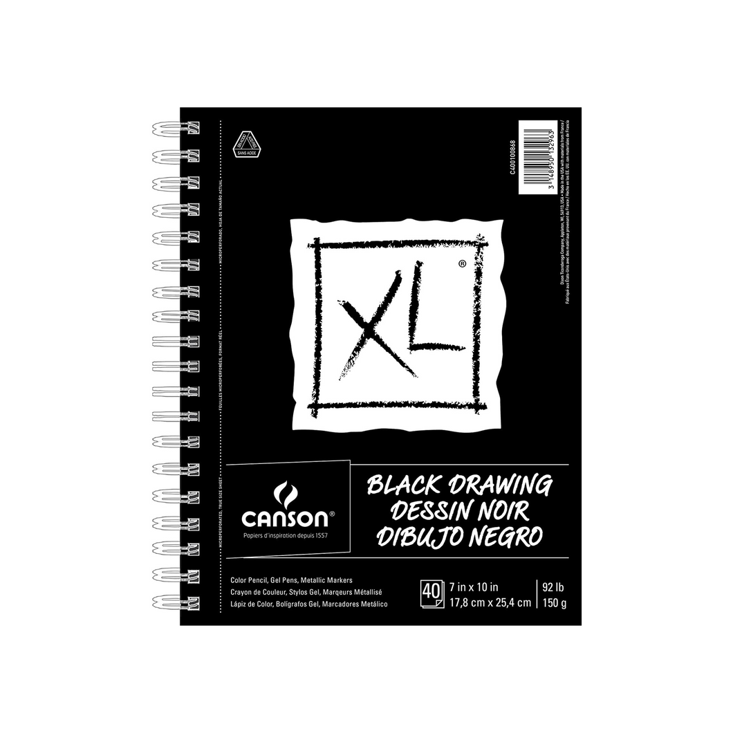 Canson® XL® Black Drawing Pad 7x10in