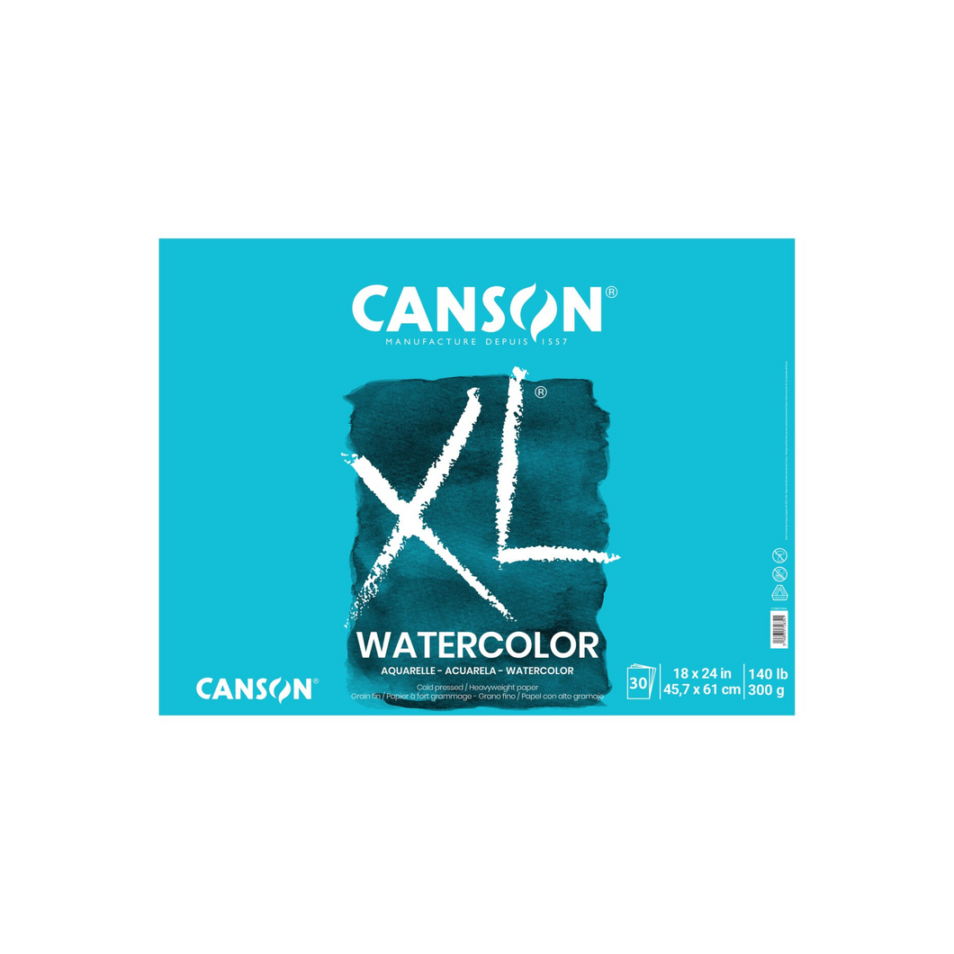 Canson - XL Watercolor Pads, 18