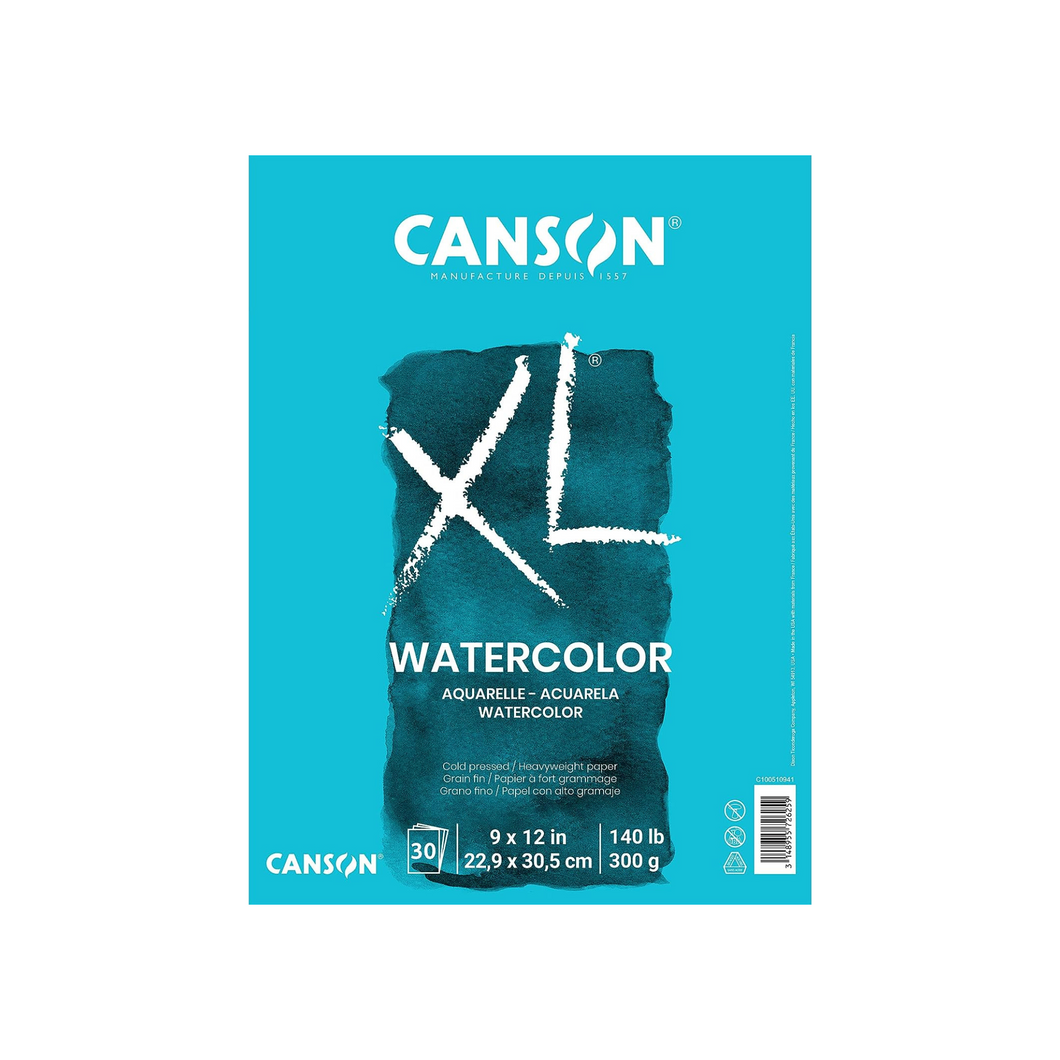 Canson - XL Watercolor Pads, 9
