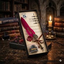 Cargar imagen en el visor de la galería, Set de bolígrafo con tinta china 8pc Harry Potter
