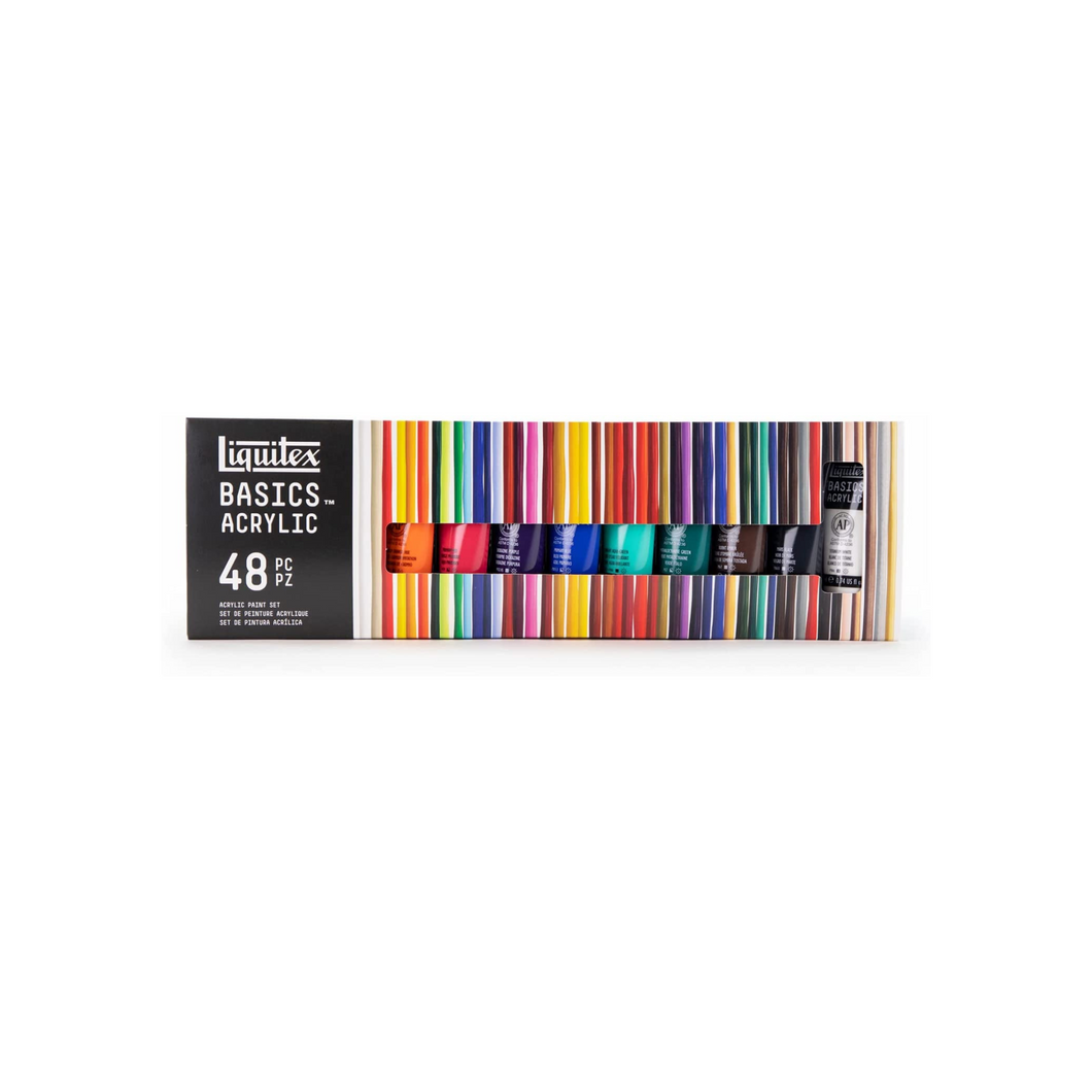 Liquitex - BASICS Acrylics set of 48 tubes (22ml)