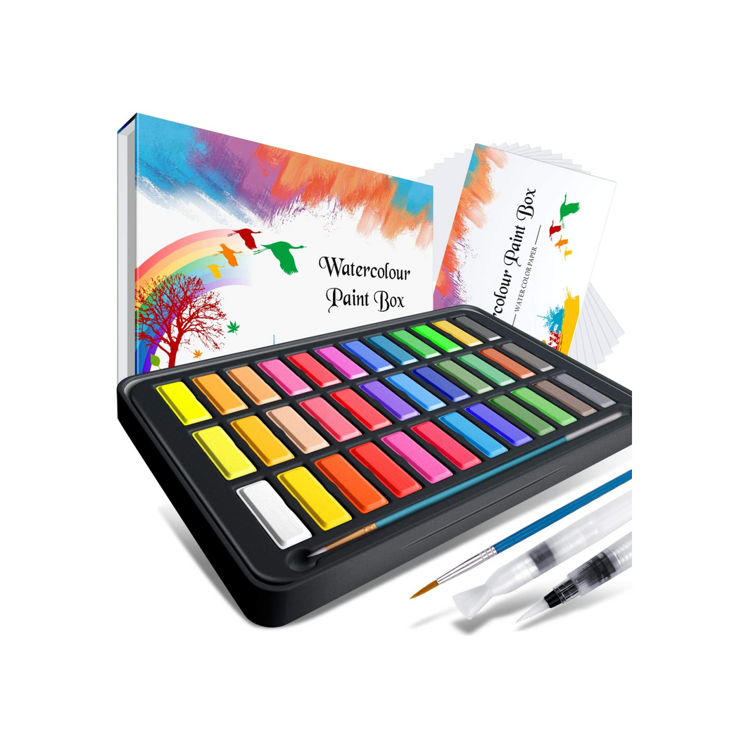 Emooqi Watercolor Paint Set with 36 Colors 
