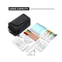 將圖片載入圖庫檢視器 XQXA Estuche organizador de lápices de capacidad extragrande - negro
