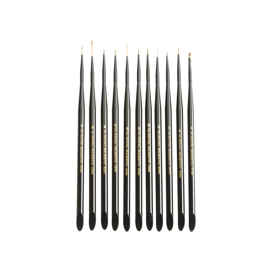 Majestic Detail Brush Set, 11 Pieces