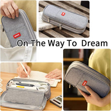 將圖片載入圖庫檢視器 EASTHILL Estuche para lápices de gran capacidad - gris
