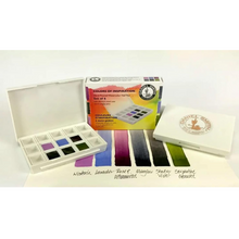 Cargar imagen en el visor de la galería, Extra Fine Watercolor Half Pan Sets, 6-Color Half Pan Colors of Inspiration
