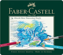 Load image into Gallery viewer, Faber-Castell Albrecht Durer Artist set de 24 Lápices de acuarela paquete
