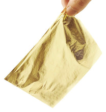 Cargar imagen en el visor de la galería, Gigules Hojas de Pan de Oro 100 Piezas Láminas de Oro 14 x 14 cm

