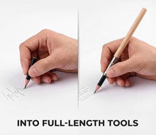 Load image into Gallery viewer, Extensor de lápiz profesional de madera natural
