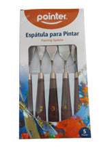 Charger l'image dans la galerie, SET DE 5 ESPÁTULAS PARA PINTAR, POINTER
