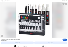 Carregar imagem no visualizador da galeria, Posca Tip Variety Set-All White
