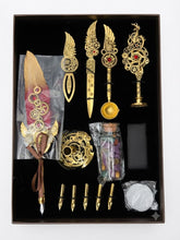 Load image into Gallery viewer, Antique Set de Caligrafía de 14pzs
