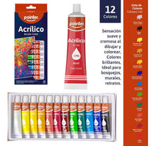Carregar imagem no visualizador da galeria, Pintura Acrílica de 12 colores, Pointer Artpro
