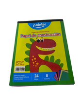 將圖片載入圖庫檢視器 PAD DE PAPEL CONSTRUCCIÓN, 24 HOJAS Pointer
