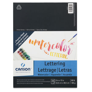CANSON LETTERNG PADS/9X12 WATERCOLOR