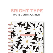 將圖片載入圖庫檢視器 Bright Type Big 12 Month Planner
