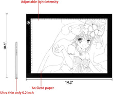 Cargar imagen en el visor de la galería, LITENERGY Caja de luz LED de trazado A4 portátil
